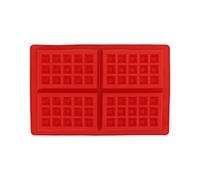 KooingTech Moule à gaufres en silicone pour Airfryer, moule à gaufres en silicone pour la fabrication de puddings, gâteaux, chocolats, 4 grilles rectangulaires