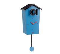 KOOKOO Birdhouse Bleu, Coucou Moderne avec Chants des 12 Oiseaux ou Coucou