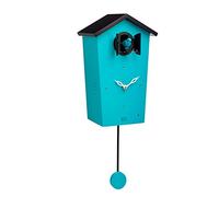 KOOKOO Birdhouse Petrol, Coucou Moderne avec Chants des 12 Oiseaux ou Coucou