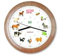 Kookoo - horloge animaux de la ferme, modèle en cadre bois G