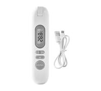 Koolenry Thermomètre Numérique avec Sonde en Acier Inoxydable, Écran LCD pour Barbecue, Cuisson, Charge USB, Température sur la Température