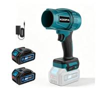Koopa Souffleur Batterie 21V, Mini Souffleur sans Fil, 2 Batteries 3,0 Ah | Petit souffleur de feuilles 1350 W, 25,800 tr/min, vitesse variable, pour jardin, voiture, PC, atelier et poussière.