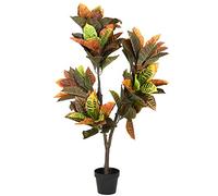 Koopman International B.V. Plante Artificielle Croton 120 cm avec Pot