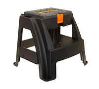 Koopman International Bv. - Tabouret 47 x 40 x 43 cm Noir Moderne et Pratique Multi-usage en Plastique
