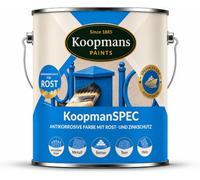 Koopmans KoopmanSPEC Peinture antirouille directe sur rouille pour métal, acier, fer, zinc, béton, bois, peinture anti-corrosion, intérieur et extérieur (RAL-5015, 0,25 l)