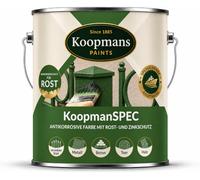 Koopmans KoopmanSPEC Peinture antirouille directe sur rouille pour métal, acier, fer, zinc, béton, bois, peinture anti-corrosion, intérieur et extérieur (RAL-6010, 0,25 l)