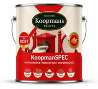 Koopmans KoopmanSPEC Peinture antirouille directe sur rouille pour métal, acier, fer, zinc, béton, bois, peinture anti-corrosion, intérieur et extérieur (RAL-3020, 0,75 l)