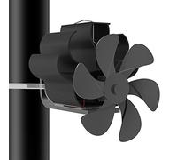 KOPBTBOY Ventilateur de Poêle à Bois 6 Pales - Pour Cheminée, Gaz, Granulés et Bûches