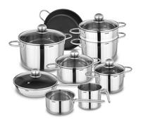 Kopf 122876 Batterie de cuisine Josie, 14 pièces, inox