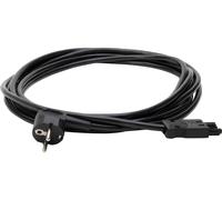KOPP 1 pièce Câble d'alimentation noir 5 m