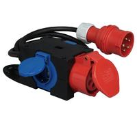 Kopp 129205007 Distributeur compact CEE à 1 fiche et 2 prises 16 A