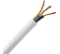 Kopp 151705847 Câble gainé H05VV5-F 3 x 1 mm² blanc 5 m