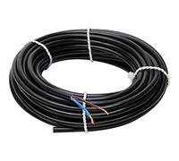 Kopp 152210845 Câble gainé H03VV-F 2 x 0.75 mm² noir 10 m
