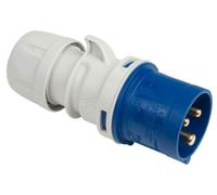 Kopp 172500009 Caravan Fiche 3 Broches, 16 A, 230 V, Bleu