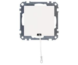 Kopp 295829001 Interrupteur à tirette Insert avec cache Athenis 55 blanc pur