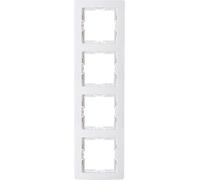 Kopp 308702086 Paris 308702063 Cadre 4 voies Blanc arctique 4 faces