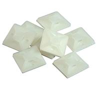 Kopp 328601093 Lot Embases pour câble 19,5 mm x 19,5 mm environ 25 pcs pour câble jusqu'à 3,9 mm