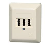 Kopp 33369396 prise de courant RJ-11 Blanc