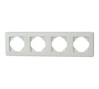 Kopp 4fach Rahmen europe Arktis-blanc, mat 303413080