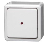 Interrupteur avec témoin lumineux, Interrupteur va-et-vient, Interrupteur standard apparent Kopp 514602006 blanc arctique 1 pc(s)