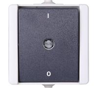 Kopp 540256000 Gamme d'interrupteurs pour pièce humide complet Interrupteur proAQA gris 1 pc(s)