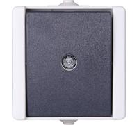 Kopp 540396001 1 pièce Gamme d'interrupteurs pour pièce humide complet Bouton-poussoir proAQA gris 1 pc(s)