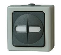 EL BE 560556003 - Commutateur série apparent pour pièces humides BLUE ELECTRIC, gr