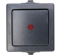 Kopp 566615003 Gamme dinterrupteurs pour pièce humide Nautic anthracite 1 pc(s)