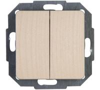 Kopp 618539084 commutateur électrique Bouton-poussoir Bois