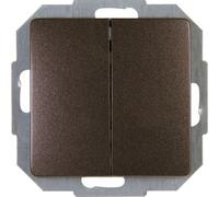 Kopp 650326088 commutateur électrique Bouton-poussoir Marron