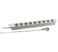 KOPP 691685K - Bloc multiprise 9 x CEE 7/3, RAL7035