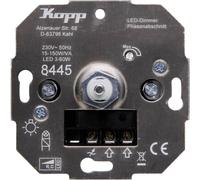 Kopp 844500001 Variateur encastré Adapté pour ampoule: Ampoule électrique, Lampe halogène, Lampe LED
