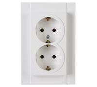 Kopp 929529084 Paris Boîtier de 2 prises électriques de sécurité