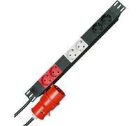 Kopp 930105013 Versal PA, 6 compartiments professionnel avec schutzk.-H, 45 degrés gedr. Casseroles, wiederanschließbar, 2 m avec fiche CEE, 250 VAC, 16 Amp, noir