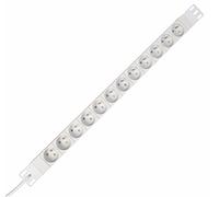 Kopp 932204017 Versal 12 compartiments professionnel avec MSK de heures, 45 degrés gedr. Casseroles, 5 mm², 2 m avec fiche mâle coudée schutzk., 250 VAC 16 Amp