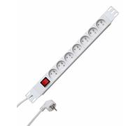 Kopp 932704012 Versal 7 positions de professionnel avec MSK Interrupteur de heures, 2 pôles Bel. 45 ° gedr. Casseroles, 5 mm², 2 m avec fiche mâle coudée schutzk., 250 VAC 16 Amp
