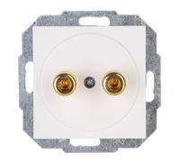 Kopp 951629004 Prise banane blanche, Haut-parleur?: kit de montage, Blanc