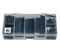 Kopp Assortiment de gaines thermorétractables, 1 pièce, noir, 371105014