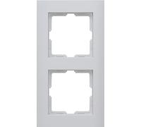 Kopp Athenis 402634069 Cadre de finition 2 prises Gris mat