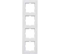 Kopp Athenis 402832063 Cadre pour 4 prises Blanc arctique Surface mate