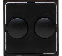 Kopp Athenis 492850185 Cache pour variateur d'intensité Noir mat
