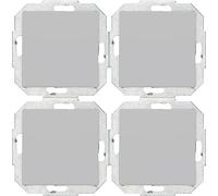 Kopp Athenis 589634058 Lot de 4 interrupteurs universels IP20 Gris mat