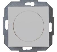 Kopp Athenis 842934082 Variateur d'intensité combiné, variateur LED, pour lampes halogènes 230 V, coupe de phase, RL 20-250 W/VA, LED 3-35 W, 230 V~, 50 Hz, gris, surface mate