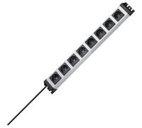 KOPP bloc multiprise POWERversal, 8x, argent/noir