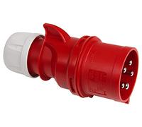 Kopp CEE-fiche rouge avec inverseur de phase 5 pôles, 32 A, 179200007