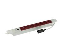 Kopp Elektrotechnik 931704011 48,26cm (19") Kopp Bloc multiprise 7x Alu, avec prise UPS pour appareils froids (C14)