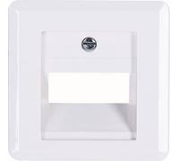 Kopp HK02 - Cache UAE, sortie oblique, 1-2 raccords, couleur : blanc arctique, lot de 5, 349513001