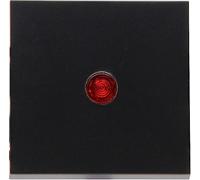 Kopp HK07 Lot de 5 bascules à bascule avec lentille rouge, couleur : noir mat