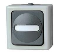 Kopp Kreuzschalter AP-Feuchtraum bleue ELECTRIC gris 10A, 250V