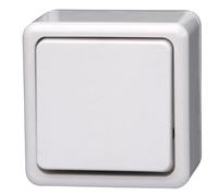 Kopp Kreuzschalter Aufputz-Standard Arktis-blanc 513702008